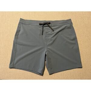 prAna Board Shorts Men Size 38 Blue Casual Swim Beach Surf Summer